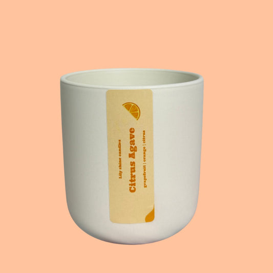 Citrus Agave 10oz Ceramic Jar